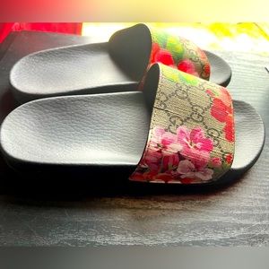 Gucci Blooms Slider Sandals (Women)